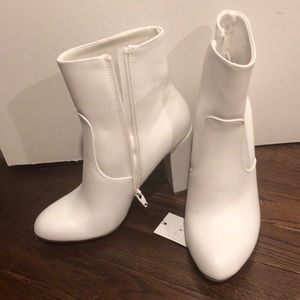 A New Day White Booties
